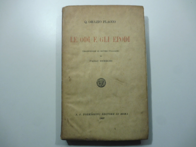 Le odi e gli epodi